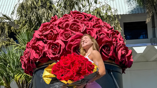 'Eu quero muito te levar para jantar...': após declaração amorosa intensa, Virgínia ganha novo buquê de flores 3 dias depois de terminar com Vini Jr.