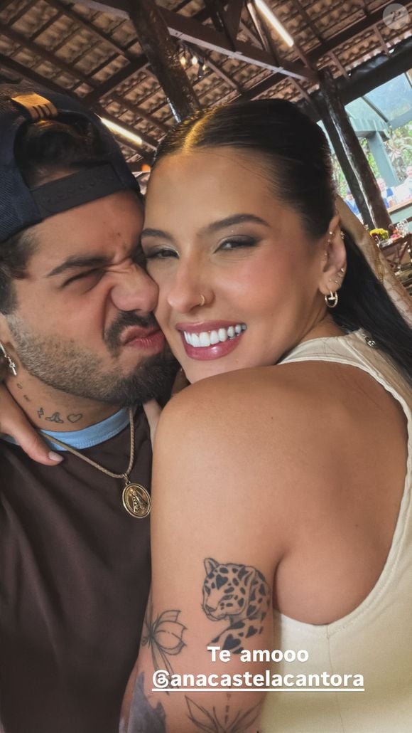 Zé Felipe transformou a tatuagem que tinha com o apelido de Virgínia para uma dedicada a Ana Castela