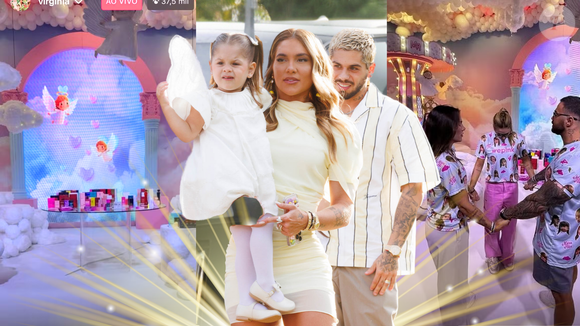 O tema da festa da filha de Virginia Fonseca e Zé Felipe foi 'Céu de Maria Alice'.