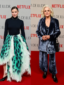 Alice Wegmann aposta em saia com franjas, Marieta Severo usa terno de veludo e Liniker chama atenção com vestido fúcsia na première de ‘Dom de Iludir’, nova série da Netflix; veja +15 looks dos famosos
