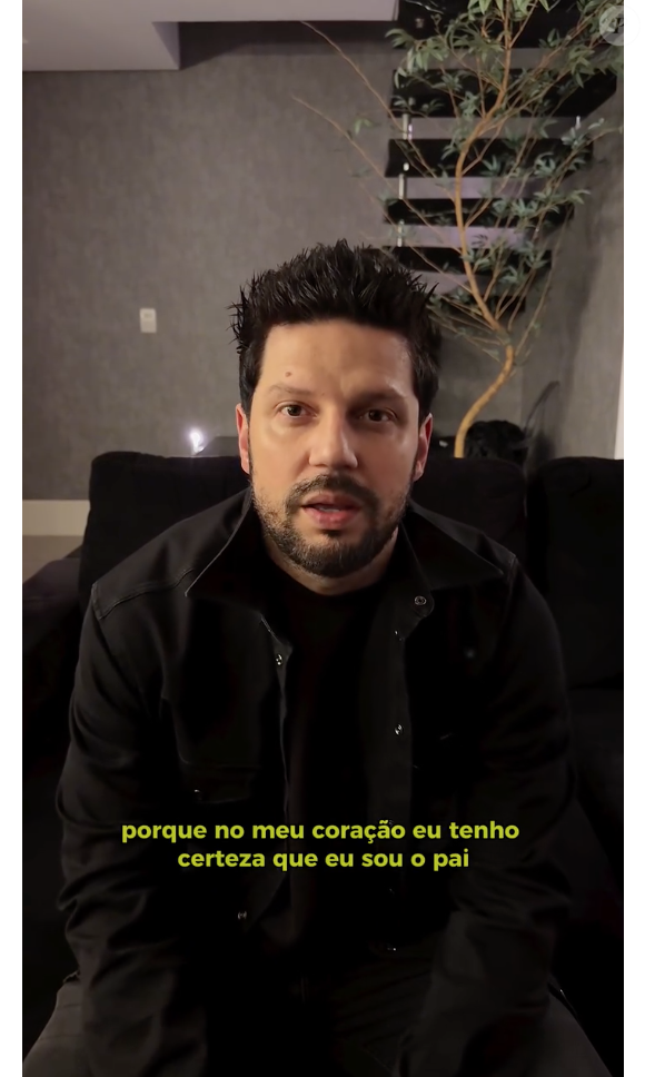 Segundo Thiago Servo, a ex tem proibido o contato com a filha e, por isso, ele fez o apelo para que o teste de paternidade fosse realizado