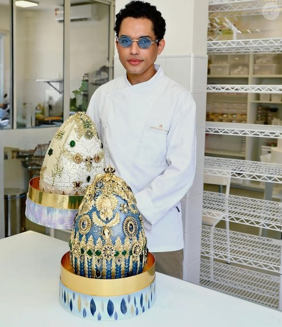 O confeiteiro Denilson Lima apresenta suas criações inspiradas nos ovos Fabergé.