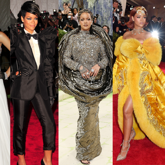 De look tímido à soberana absoluta: a evolução CHOCANTE de Rihanna no Met Gala em 12 aparições históricas