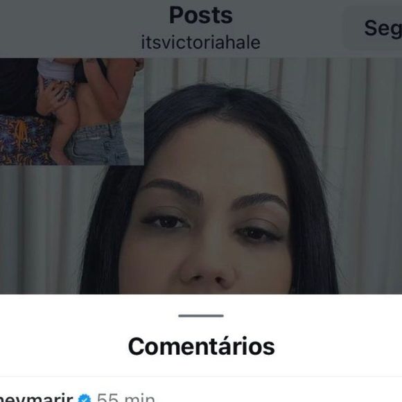 Uma influenciadora afirmou que Bruna Biancardi não foi à festa da mãe de Neymar por causa da presença de Amanda Kimberlly, e o jogador reagiu