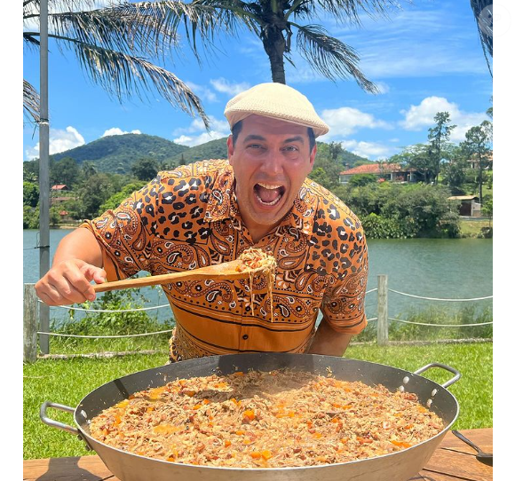 Pouca gente sabe, mas André Marques já faturou na Mega da Virada e contou a história durante o 'Mais Você'