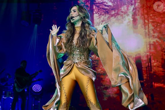 Wanessa Camargo em foto no bastidor de show comemorativo aos 25 anos de carreira