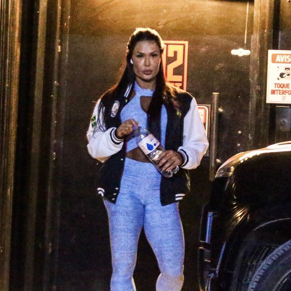 Esta foto, tirada em 2024, foi feita pouco antes de uma atitude de Gracyanne Barbosa