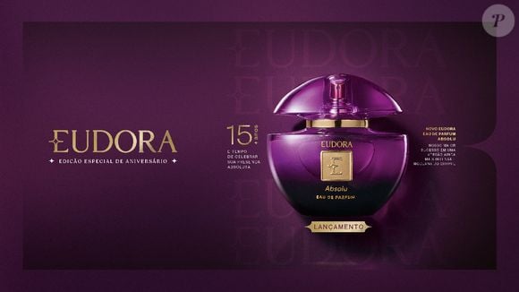 A estratégia da Eudora faz parte do conceito 'Presença Absoluta', criado para apresentar a nova fragrância.