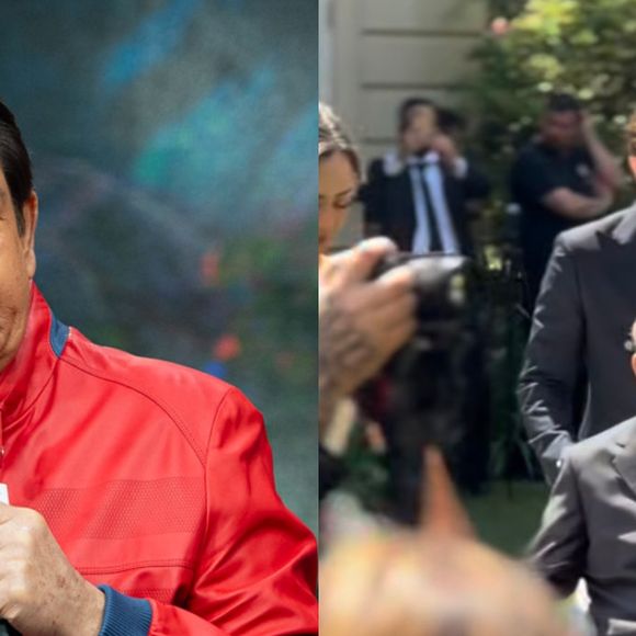 Faustão aparece de cadeira de rodas após transplantes e leva a filha ao altar em casamento; veja como apresentador está