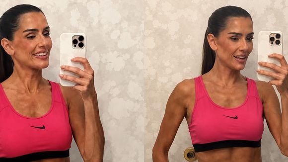 Deborah Secco, aos 46 anos, deixou a academia para treinar em casa; especialista reforça eficácia: 'Quando o treino deixa de ser um sacrifício logístico, a constância aparece'