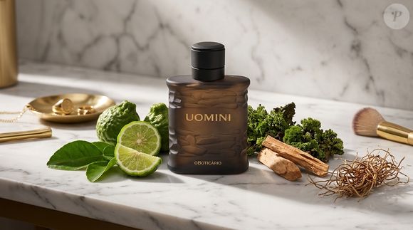 De acordo com O Boticário, o frasco de Uomini foi reformulado com vidro reciclado e acabamento fosco, mantendo a fragrância original que marcou gerações