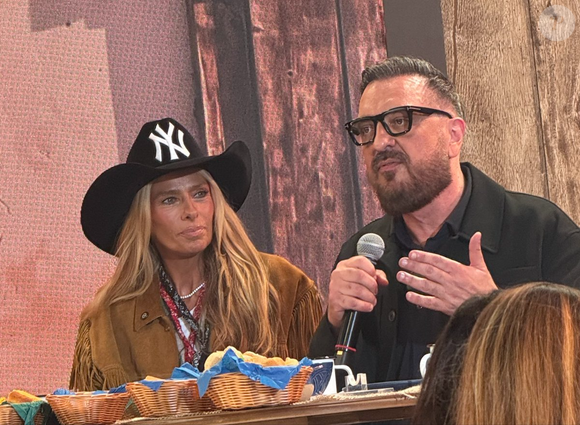 Adriane Galisteu e Rodrigo Carelli participaram da coletiva de lançamento de A Fazenda 18 nesta quinta-feira (10)