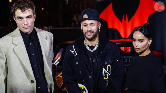 Neymar foi à pré-estreia de 'The Batman'