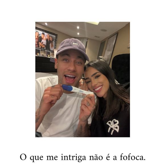 Morgana Klein fez um post com a foto de Neymar e Bruna Biancardi, afirmando que existe uma torcida contra o casal