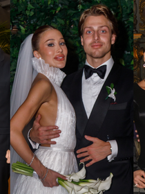 Cruz gigante de Maya Massafera, aplicação de flor de Maíra Cardi e vestido de noiva histórico: os looks dos famosos em casamento de herdeira bilionária que parou SP