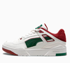 O Tênis Fluminense Slipstream, da Puma, combina as cores tradicionais do clube carioca, verde, grená e branco, com uma silhueta inspirada nos clássicos modelos de basquete lançados nos anos 1980 e reinterpretados para os consumidores contemporâneos