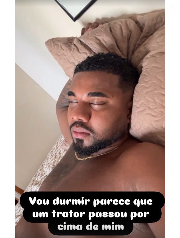 Davi Brito pareceu ignorar provocação de Kleber Bambam antes de luta e postou foto 'dormindo'
