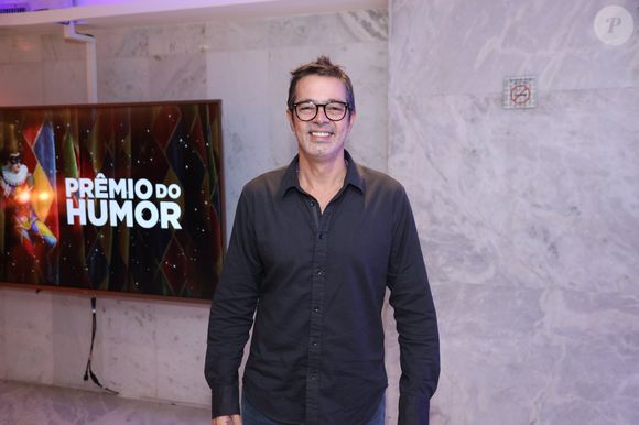 Bruno Mazzeo, filho de Chico Anysio, foi à prêmio de humor