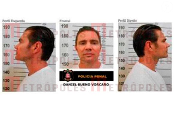 Daniel Vorcaro apareceu com o uniforme do sistema prisional paulista e sem barba