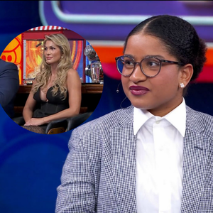 Lívia Andrade parece não ter gostado da participação de tia Milena no 'Domingão'