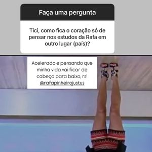 Ticiane Pinheiro também se mostrou apreensiva com a possibilidade de sua primogênita deixar o Brasil para estudar: ‘[Coração] acelerado’