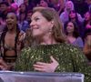 Debora Bloch se emocionou no palco do 'Domingão'