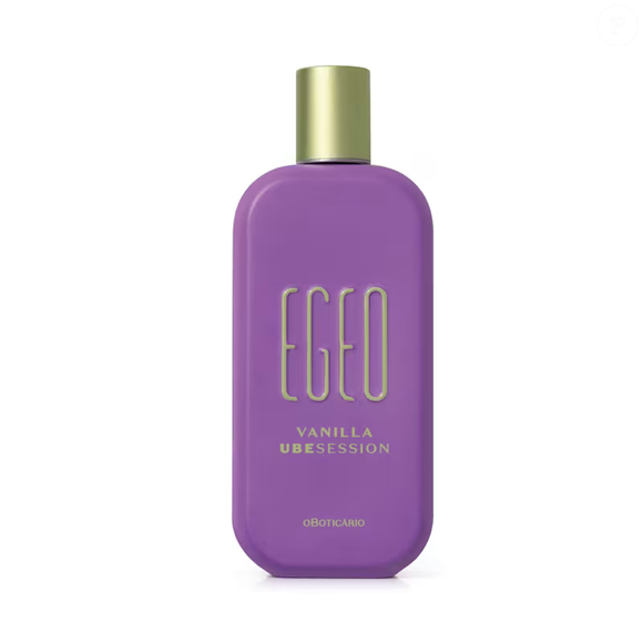 Lançado em 2002, o Egeo, de O Boticário, ganhou uma nova versão com ube, vegetal roxo típico do Sudeste Asiático, combinado ao matchá fresquinho e à baunilha