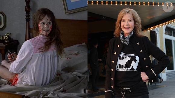 Linda Blair foi a icônica Regan MacNeil, a menina possuída em 'O Exorcista' (1973), papel que a rendeu uma indicação ao Oscar. Ela seguiu atuando e se tornou ativista de direitos dos animais