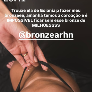 Virginia Fonseca renova o bronze e o cabelo antes da coroação como rainha da Grande Rio neste sábado (20), no Rio de Janeiro