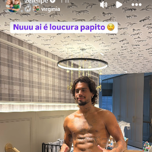 Zé Felipe surpreende Virgínia ao exibir corpo mais magro e abdômen trincado
