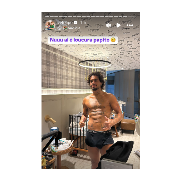 Zé Felipe surpreende Virgínia ao exibir corpo mais magro e abdômen trincado