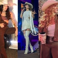 Festival de Barretos 2026: do marrom ao branco, Ana Castela, Andressa Suita e Paula Fernandes apostam em franjas e estilo western. Veja fotos!