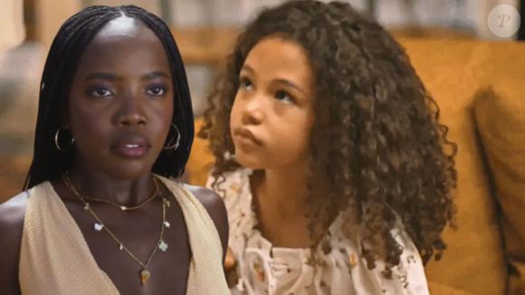 Leona (Clara Moneke) conquistou a guarda de Sofia (Elis Cabral) na novela Dona de Mim