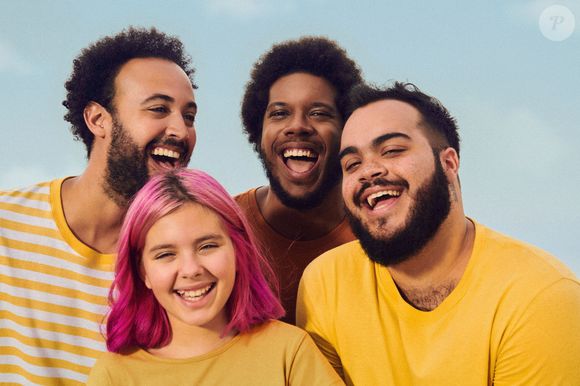 Gilberto Gil tem doze netos: na foto estão Flor, filha de Bela Gil, além de João, Lucas e Francisco Gil.