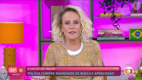 Caso Orelha vem gerando indignação pelo Brasil: 'Covardia absurda o que fizeram com ele', se revoltou Ana Maria Braga no começo do 'Mais Você' desta terça-feira, 27 de janeiro de 2026