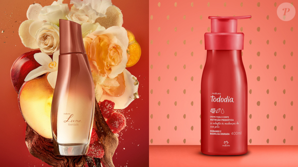 Perfume: Luna Liberdade (Natura) 75 ml | R$ 120,80 + Hidratante: Tododia Morango e Baunilha Dourada (Natura) 400ml | R$ 78,90 = doçura na medida certa para o dia a dia