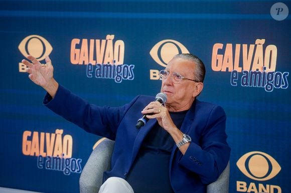 Galvão Bueno aproveitou para fazer exames de rotina