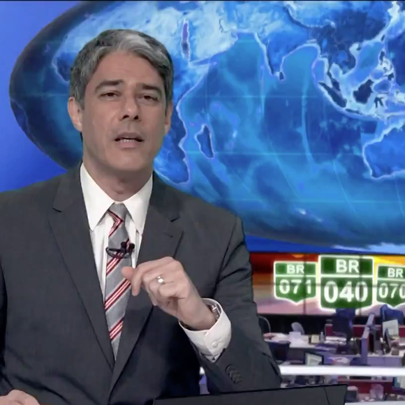 William Bonner está desde abril de 1996 na bancada do 'Jornal Nacional', onde antes já era apresentador eventual