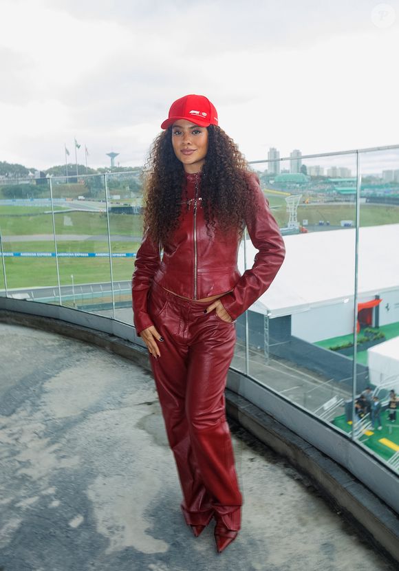 Bella Campos  no Grande Prêmio de Fórmula 1 em São Paulo, neste domingo, 9 de novembro de 2025