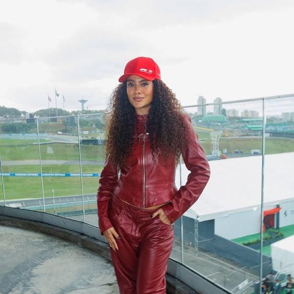 Bella Campos  no Grande Prêmio de Fórmula 1 em São Paulo, neste domingo, 9 de novembro de 2025