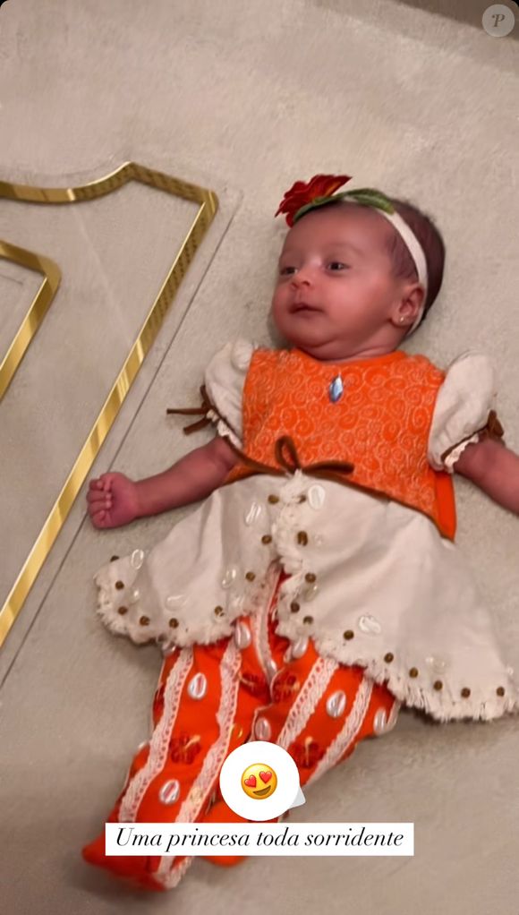 Graciele Lacerda se derreteu pela filha vestida de Moana: ‘Princesa’