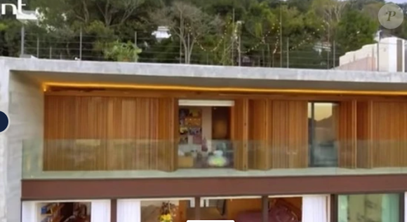 Mansão de Murilo Benício: o terraço é apontado como um dos ambientes mais usados pelo ator