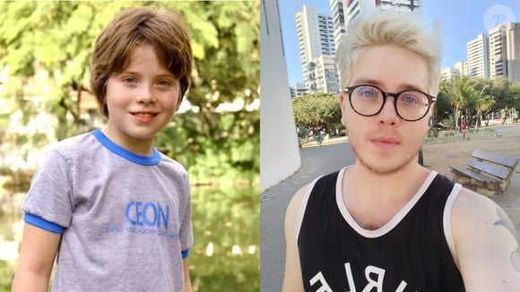 Outra criança muito lembrada das novelas é Lipe, de 'Coração de Estudante'. Hoje Pedro Malta está muito diferente e já é pai