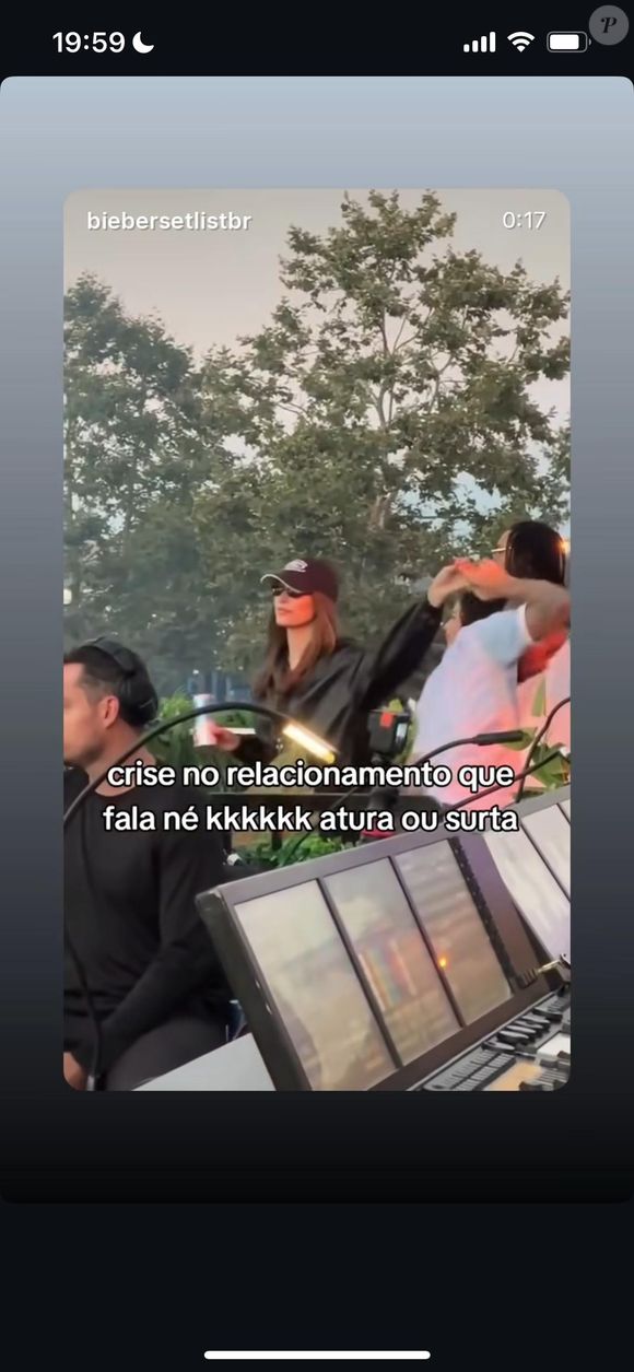 'Crise no relacionamento que fala né': Justin Bieber usa meme em português para afastar rumores de crise em casamento