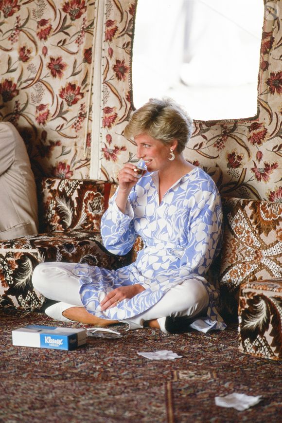 Em assuntos de beleza, Diana mantinha hábitos simples mas constantes.