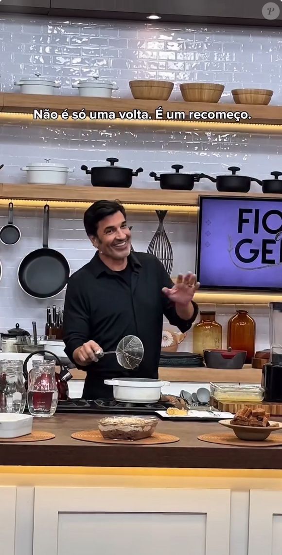 Edu Guedes retornou ao programa 'Fica com a Gente', da Rede TV!, nesta terça-feira (05)