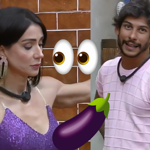 No auge da adolescência tardia? 'A Fazenda 17': Shia não controla os impulsos ao lado de Michelle (de novo) e disfarça: 'Ponho a mão no bolso'