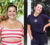 Antes e depois de Kátia Aveiro após perder 30 kg em 10 meses