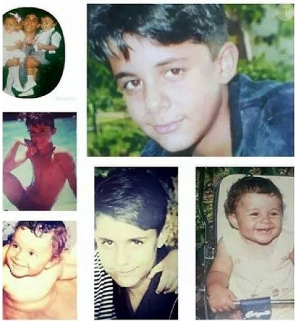 Cristiano Araújo em fotos de criança: filho caçula do cantor herdou do pai a paixão pela música; e o mais velho, o amor pelo Vila Nova, time de Goiás