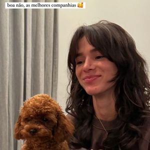 João Guilherme já compartilhou, quando ainda namorava Bruna Marquezine, foto ao lado dos pets.
